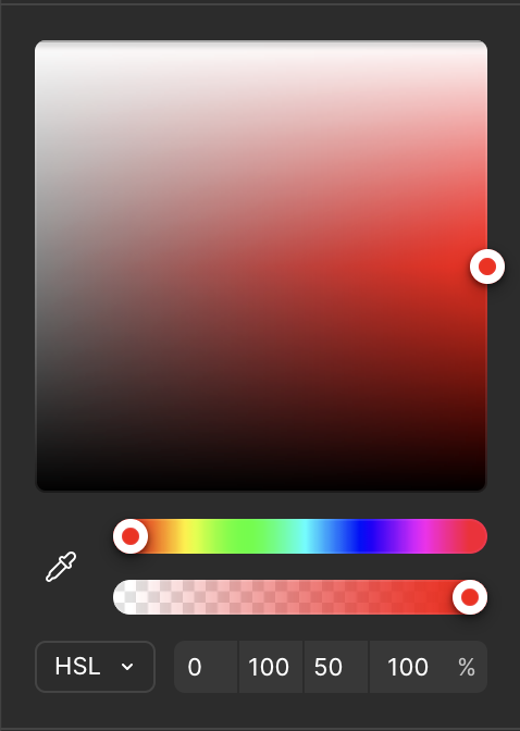 Figma HSL color picker